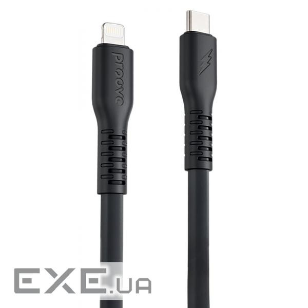 Кабель Proove Eternal Type-C to Lightning 27W (2m) black (CCET27002121)