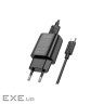 Зарядний пристрій HOCO C134A USB + cable USB to USB-C 2.4A black (6942007621359)