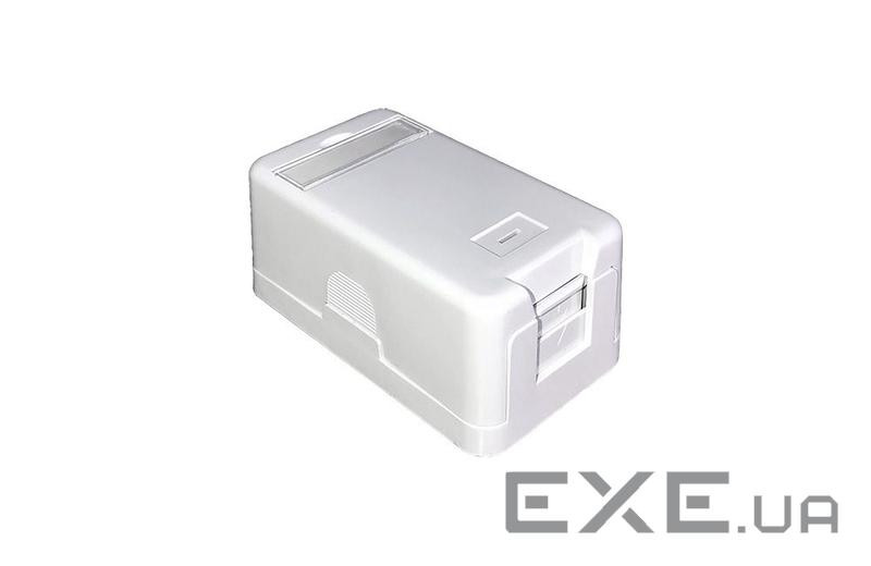 Розетка зовнішнього монтажу під модульний роз'єм OK-net 1 порт (OK-MI111)