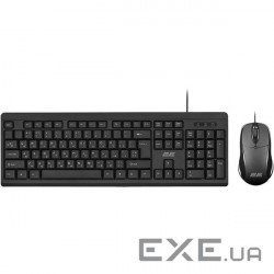 Комплект клавіатура та миша 2E MK401, USB-A, EN/UKR, чорний (2E-MK401UB UA) (2E-MK401UB UA)