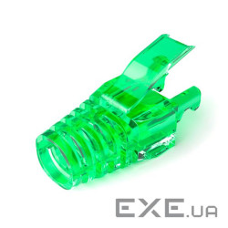 Ковпачок ізолюючий PiPo RJ-45 Cat.5 / Cat.6 (100 шт / уп.), Transparent-gree (CPRJ45P-TR-G-CAT5 / 6) .), Transparent-gre