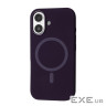 Чохол до мобільного телефона BeCover FIBRA Silicone OmniMag Apple iPhone 16 Dark Purple (716225)