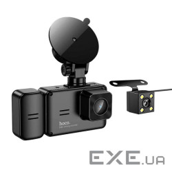 Автомобільний відеореєстратор HOCO DI62, Black, Box