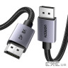 Кабель мультимедійний DisplayPort M to DisplayPort M 3.0m V1.4 8K60Hz black Ugreen (25906)