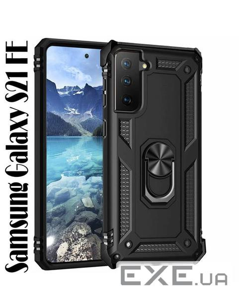 Чохол до мобільного телефона BeCover Military Samsung Galaxy S21 FE SM-G990 Black (707364)