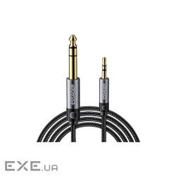 Кабель мультимедійний 3.5mm M to 6.5mm M 1.2m Essager (EYPMM-XL0G-P)