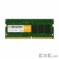 модуль пам"яті 8Gb DDR5 5600MHz sodimm ATRIA UAT55600CL46SK1/8