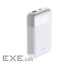 Акумулятор портативний літій-іонний Power Bank D-Link 10000мА*год 18Вт 1xUSB-A, 1xUSB-C, б (DPP-101)
