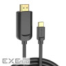Кабель Vention Type-C to HDMI 4K 30Hz Cable 1.5M Black (CGUBG)