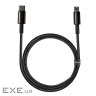 Кабель Baseus Tungsten Gold Fast Charging USB-USB-C, 1м Black (CATLWJ-01)