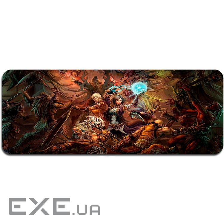 Килимок 400*900 тканинний "Diablo17" з бічним прошивкою, товщина 2 мм, П (DB17492) (DB17492)