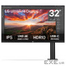 Монітор LG LCD 32UN880K-B 32" black UltraGear Gaming Monitor (32UN880K-B.AEU)