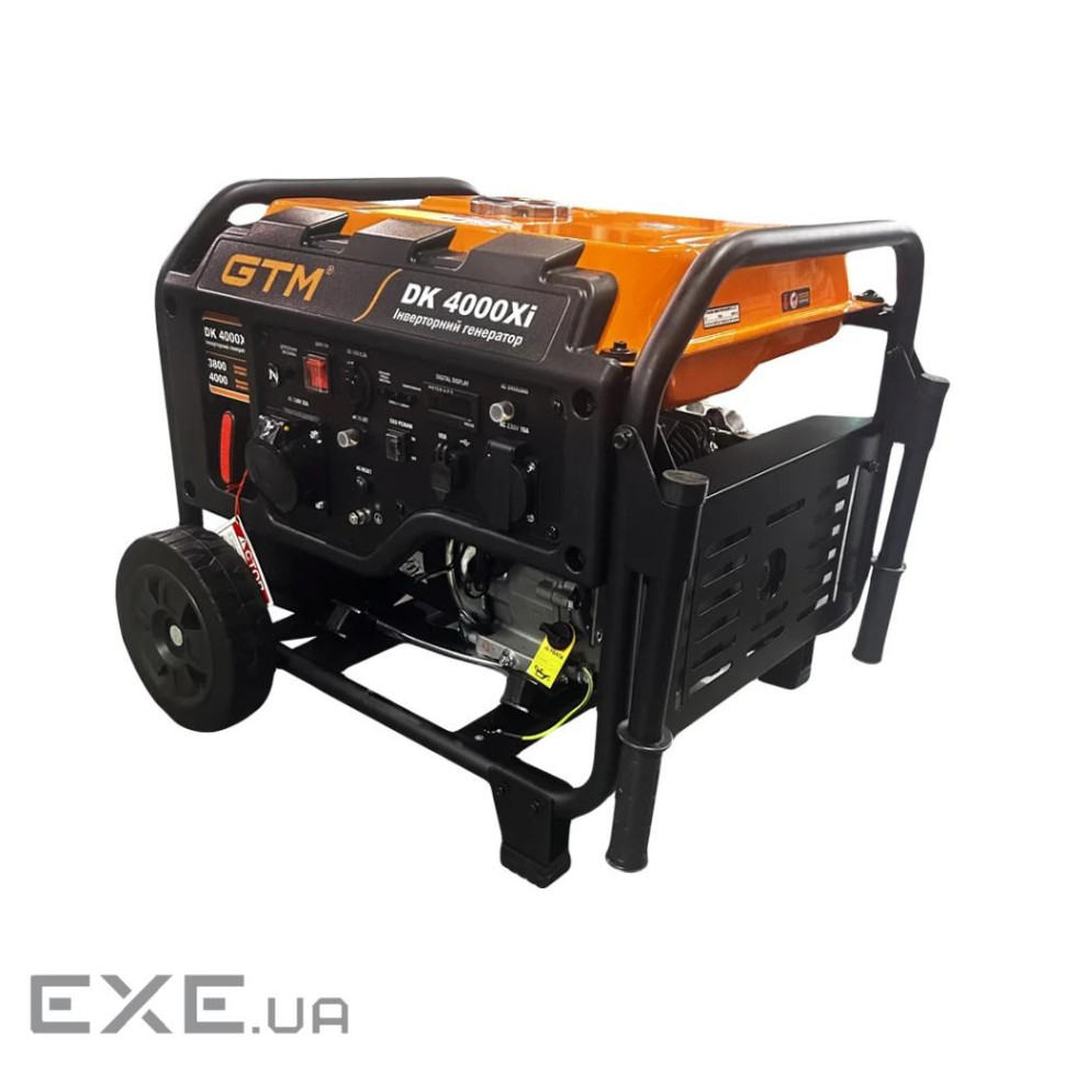 Генератор GTM інверторний DK4000Xi, 3,8kW ном. потужн., 230В, 50Гц, Ручн.Старт