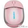 CANYON mouse OnClick 24 BT/ Wireless Transparent/Pink (CNS-CMSW24P)