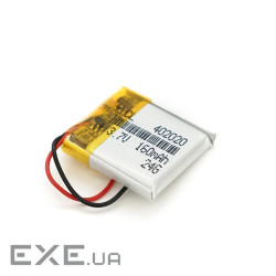 Літій-полімерний акумулятор 4*20*20mm (Li-ion 3.7В 120мА&middot,ч) (402020) ) (402020)