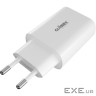Зарядний пристрій Globex USB-C 20W FastPower white (20WC1A)