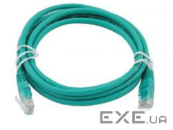 Патч-корд Atcom, UTP, RJ45, Cat.6, мідь, 3 м, зелений (9411)