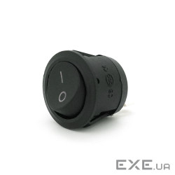 Кнопка чорна - KLS7-023