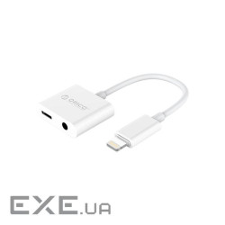 Перехідник Lightning to 3.5mm/Lightning 2LT-WH-BP Orico (CA912797)