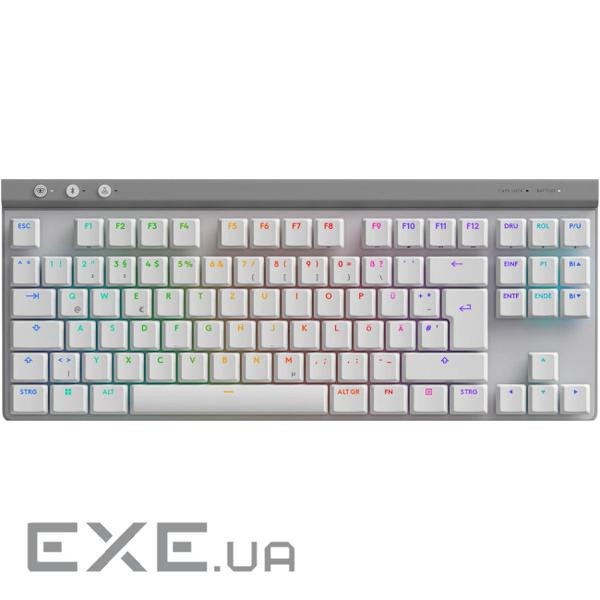 Клавіатура бездротова LOGITECH G515 Lightspeed TKL Wireless Gaming Keyboard White (920-012539)