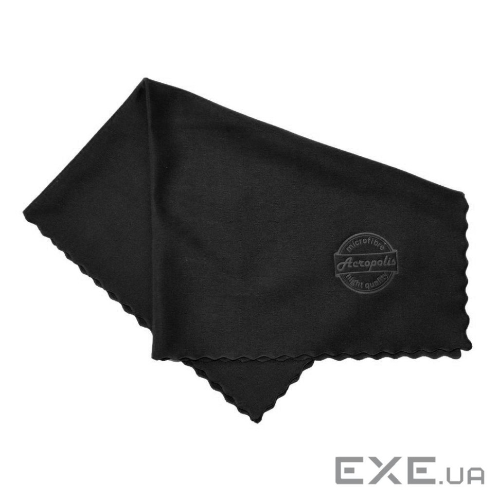 Серветки Acropolis A-90/12 microfiber 29*22см black, поштучно (A90-12BK)