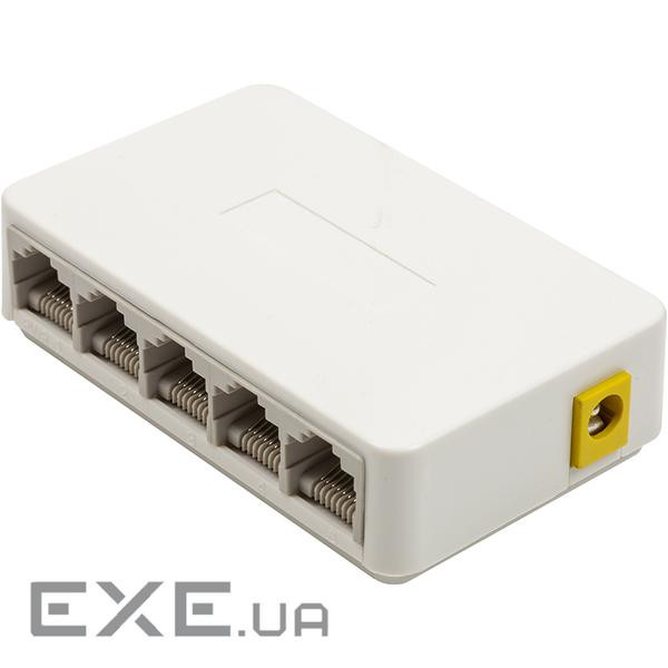 Гігабітний Ethernet комутатор HiSmart (5-Port 10/100/1000Mbps) (TV990184) HiSmart (5-Port 10/100/1000Mbps) (TV990184)