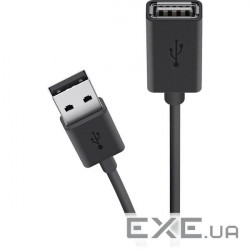 Дата кабель USB 2.0 AM/AF 3.0m Belkin (F3U153BT3M)