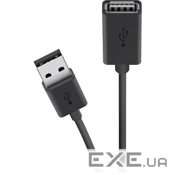 Дата кабель USB 2.0 AM/AF 3.0m Belkin (F3U153BT3M)