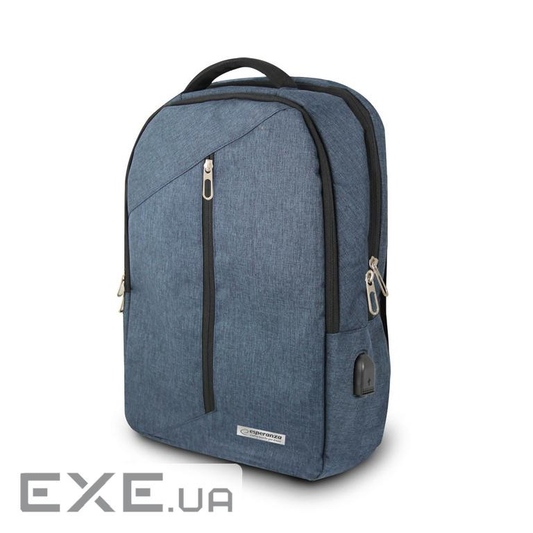 Рюкзак для ноутбука Esperanza 15.6" TARANTO, gray (ET196)