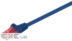 Патч-корд неекранованій RJ45 UTP6 0.5m,patch AWG24 D=5.8mm Gold Protect,синій (75.06.8432-10)
