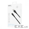 Кабель Proove Rebirth Lightning 2.4A (1m) black (CCRE60001101)