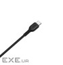 Кабель HOCO X20 USB to Type-C 3A, 2m, PVC, TPE connectors, Black (6957531068907)