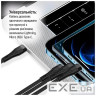 Дата кабель USB-C to Lightning + Micro 5P + USB-C 1.2m 3.0A (PD60W data) Black ColorWay (CW-CBPDU3060-BK)