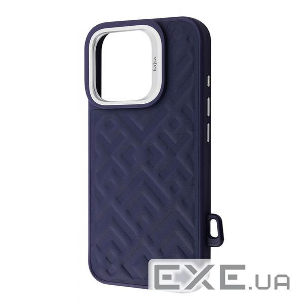 Чохол Kajsa Rhombus Collection with Magnetic Ring iPhone 16 Pro blue (59677 blue)