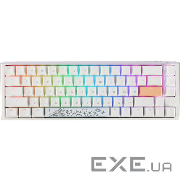 Клавіатура Ducky One 3 SF Cherry MX Red RGB White UA (DKON2167ST-RUAPXPWWWSC1) Ducky One 3 SF Cherry MX Red RGB White UA