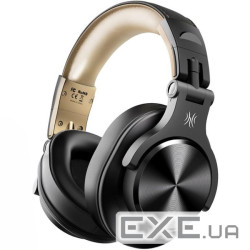 Гарнітура OneOdio Fusion A70, Bluetooth+3,5мм/6,35мм, Black Gold (A70 Black Gold)
