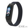 Ремінець ArmorStandart Braided Solo Loop для Xiaomi Mi Band 7/6/5/4 Charcoal size L (ARM58759)