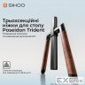 Компютерний стіл з електрорегулюванням висоти Sihoo D07 1.6m Walnut/Black (D07B-101/D07J-101-AB)