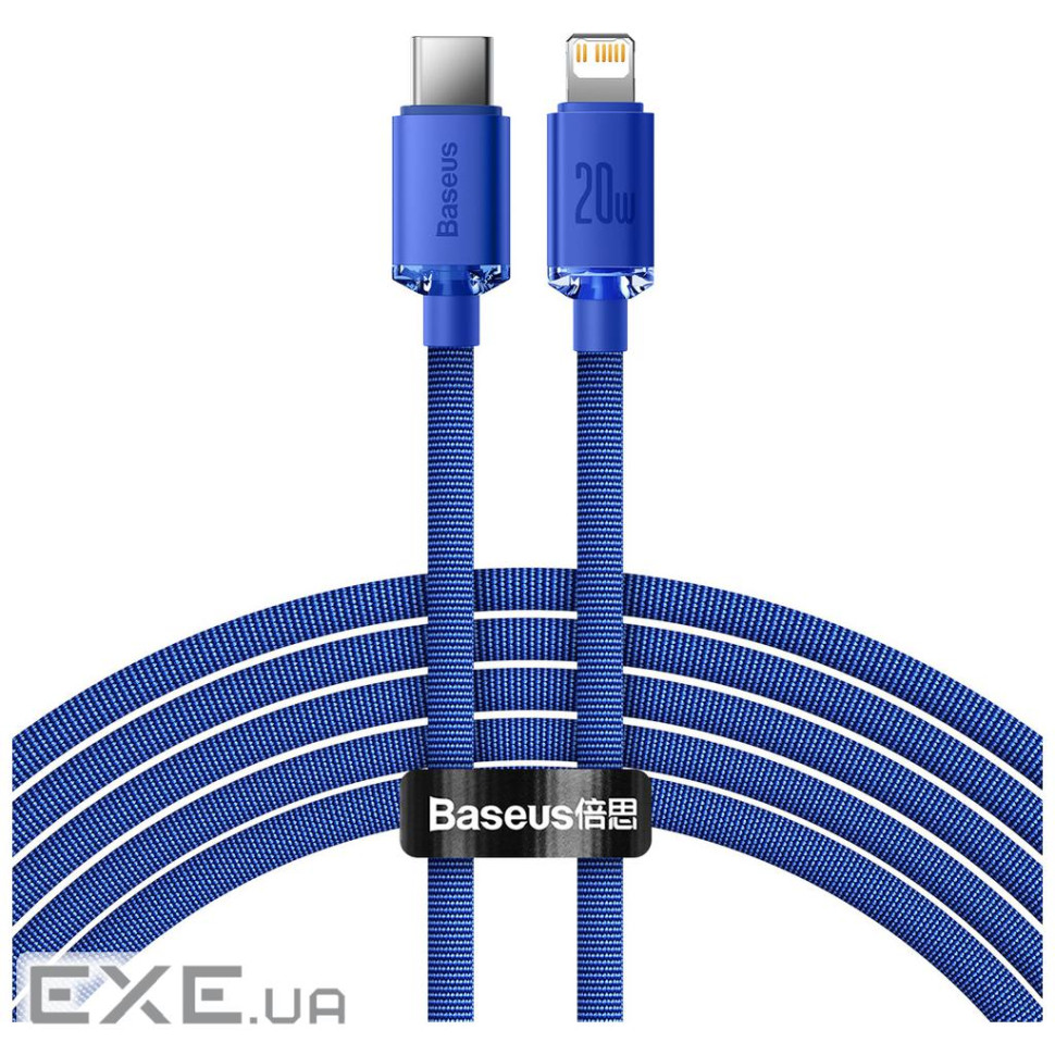 Дата кабель USB-C to Lightning 2.0m 20W blue Baseus (CAJY000303)