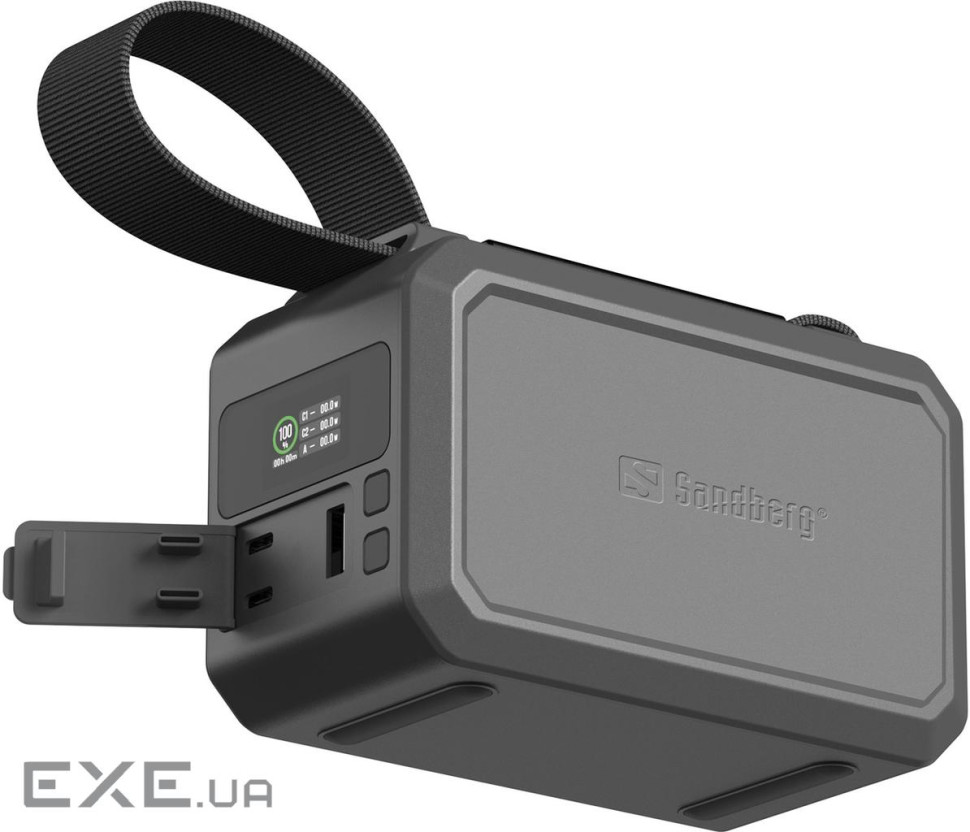 Батарея універсальна Sandberg 40000mAh Survivor 100W, IPX4 Water resist, LED Torch, Pass-Th (421-14)