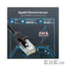 Патч-корд 2м, U/UTP Cat 6 CCA Lan Cable NW102 Black Ugreen (20160)