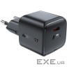 Зарядний пристрій USB-C 30W Gan A77 mini Fast Charger Black Acefast (6974316282662) USB-C 30W Gan A77 mini Fast Charger