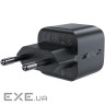 Зарядний пристрій USB-C 30W Gan A77 mini Fast Charger Black Acefast (6974316282662) USB-C 30W Gan A77 mini Fast Charger