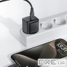Зарядний пристрій USB-C 30W Gan A77 mini Fast Charger Black Acefast (6974316282662) USB-C 30W Gan A77 mini Fast Charger