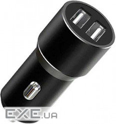 Зарядний пристрій XO CC30 Metal Car Charger Black (XO-CC30-BK)