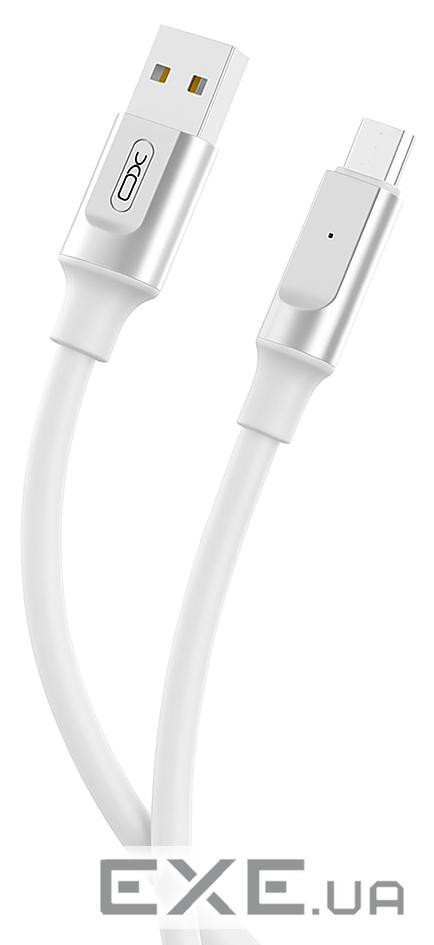 кабель XO NB251 Liquid Silicone Rubber USB-A to Micro - 6A - 1m (Білий) (NB251_M_White)