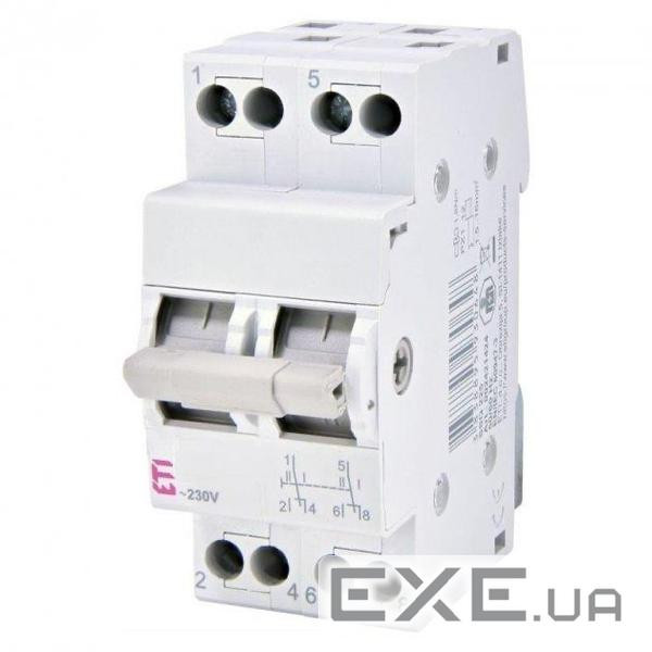 Переключатель нагрузки ЕТІ SSQ 240 "1-0-2", 2p 40A SSQ 240 "1-0-2", 2p 40A