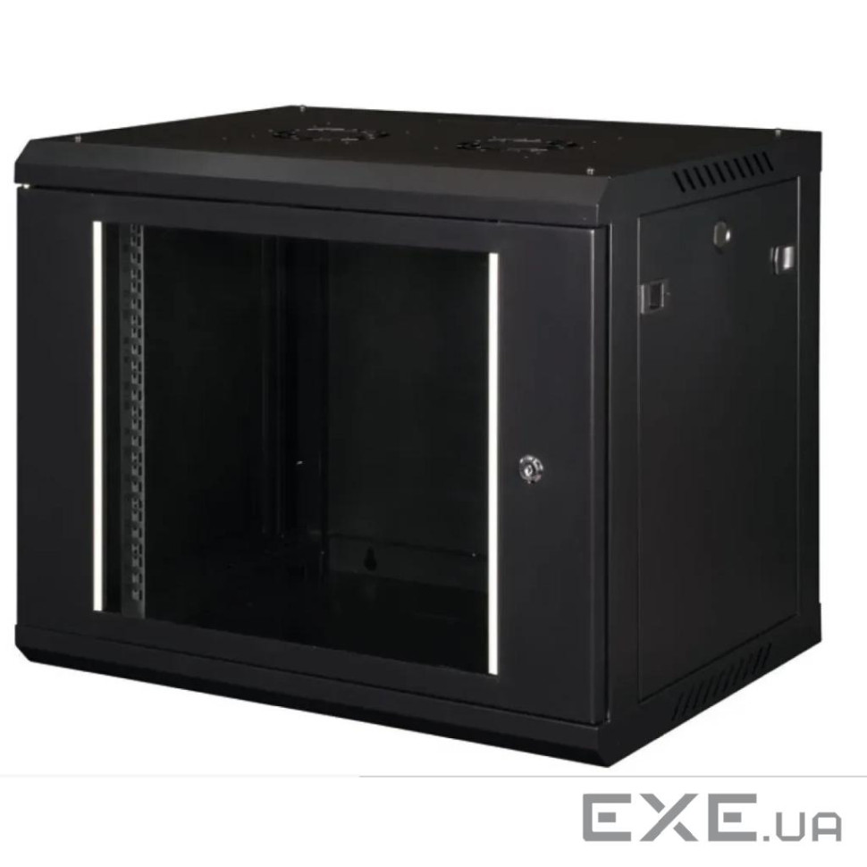 Шафа настінна Hypernet 6U 19" 600x450 ProLine (PL-WMNC-6U-BLACK)