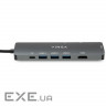 Концентратор Vinga USB-C 3.1 to HDMI+RJ45_1Gbps+3xUSB3.0+SD/TF+PD100W (VHYC8)