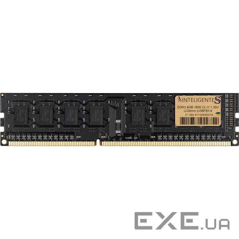 Модуль пам"яті для комп"ютера DDR3L 4GB 1600 MHz INTELIGENTES (IU3BFB1/4)